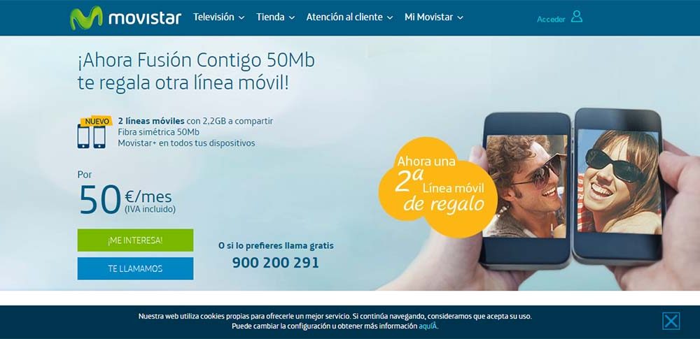 Cookies de Movistar